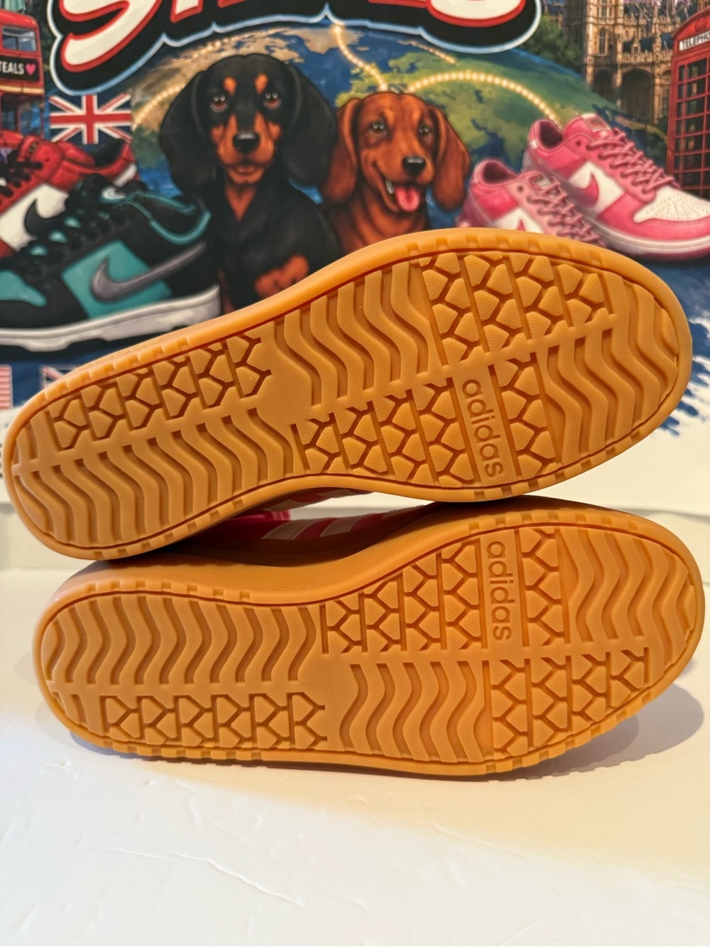 adidas Kids Pink and Orange Platform Sneakers 6.5W/5Y - Picture 7 of 10